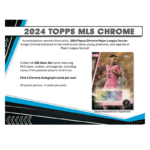 2024 Topps Chrome MLS Hobby Box - Image 2