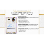 2024 Topps Definitive Baseball Hobby Box - Image 5