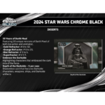 2024 Topps Star Wars Chrome Black Hobby Box - Image 4