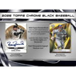 2025 Topps Chrome Black Baseball Hobby Box - Image 2