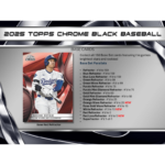2025 Topps Chrome Black Baseball Hobby Box - Image 3