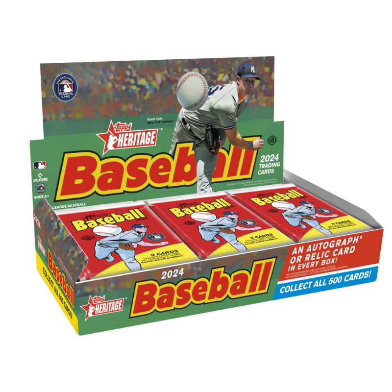 resizing_for_shopify_-_2025-04-30T120333.857 2024 Topps Heritage Baseball Hobby Box - Image 1