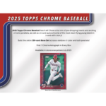 2025 Topps Chrome Baseball Jumbo 8 Box Case - Image 2