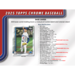 2025 Topps Chrome Baseball Hobby Box - Image 3
