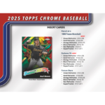 2025 Topps Chrome Baseball Hobby 12 Box Case - Image 4