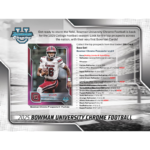 2025 Bowman University Chrome Football Jumbo Box - Image 2
