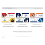 2025 Panini National Treasures Baseball Hobby 4 Box Case - Image 4