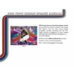 2025 Topps Chrome Update Baseball Hobby Box - Image 2