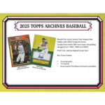 2025 Topps Archives Baseball Hobby Box - Image 2