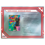 2025/26 Topps Chrome Bundesliga Soccer Hobby Box - Image 2