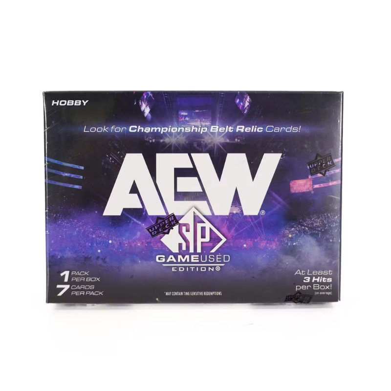 resizing_for_shopify_-_2026-07-27T160205.104 2025 Upper Deck AEW SP Game Used Wrestling Hobby Box - Image 1