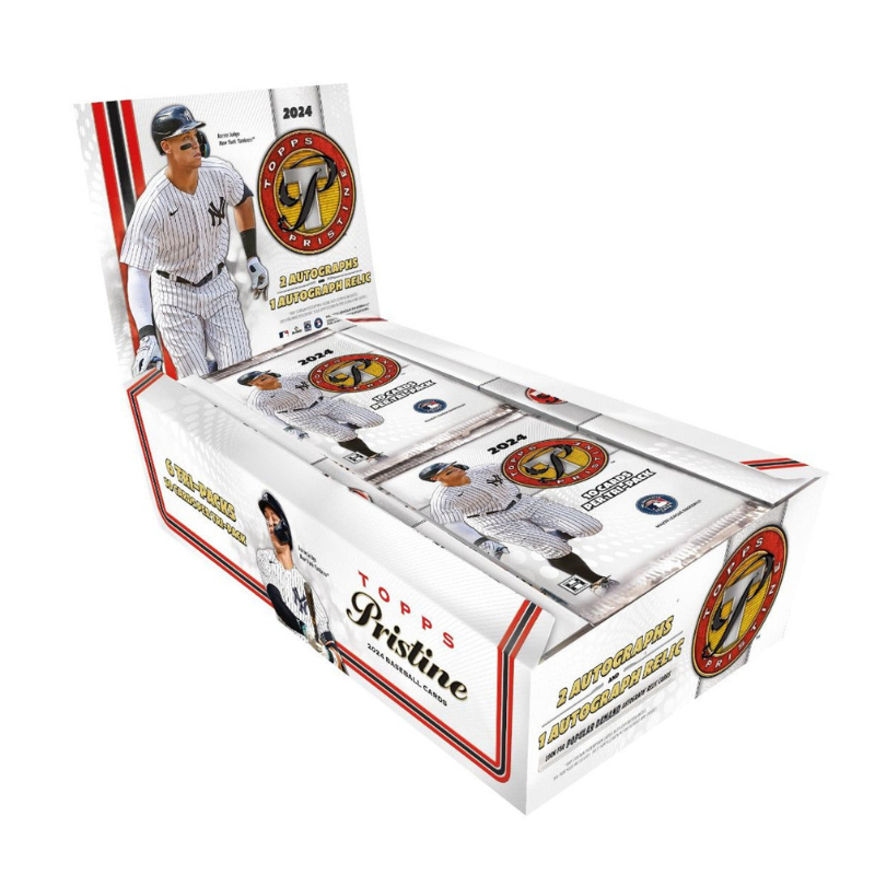 resizingforshopify-2024-08-12T143514.966 2024 Topps Pristine Baseball Hobby Box - Image 1