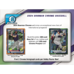 2024 Bowman Chrome Baseball Hobby 12 Box Case - Image 2