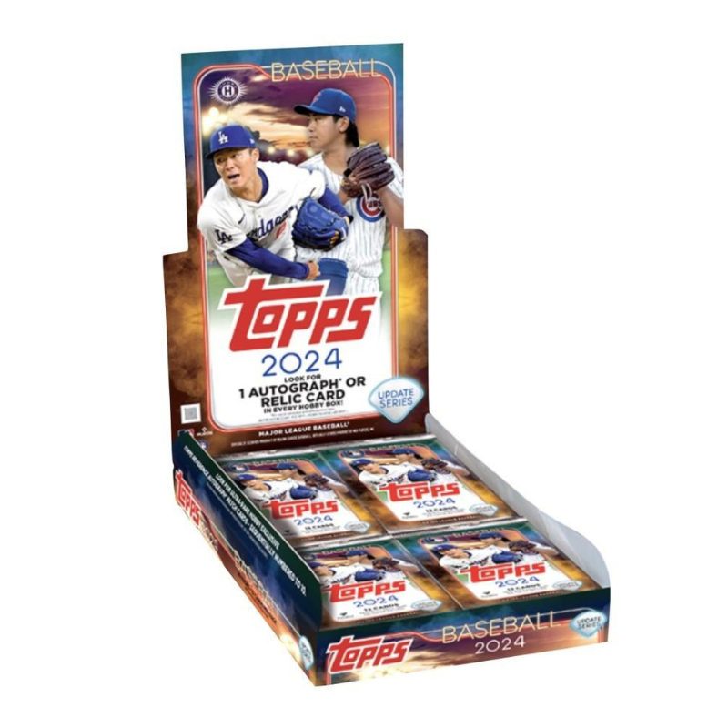 resizingforshopify-2024-10-07T181232.570_78ad8361-6c1e-4682-953a-8d61fbda5733 2024 Topps Update Series Baseball Hobby Box - Image 1