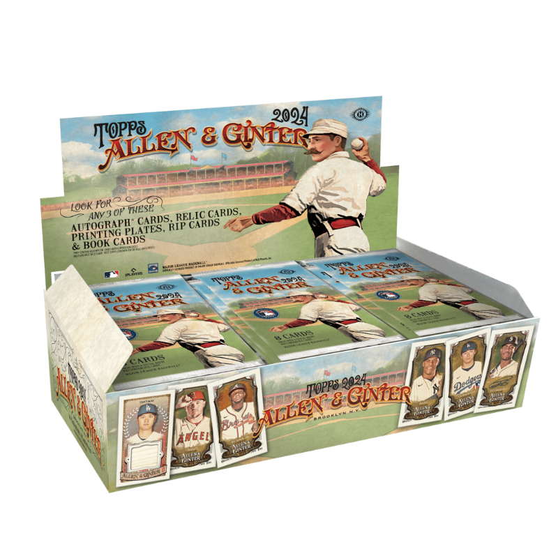 resizingforshopify-2024-10-15T124352.719_039d31ee-0e37-4e11-be5c-5440886520b6 2024 Topps Allen and Ginter Baseball Hobby Box - Image 1