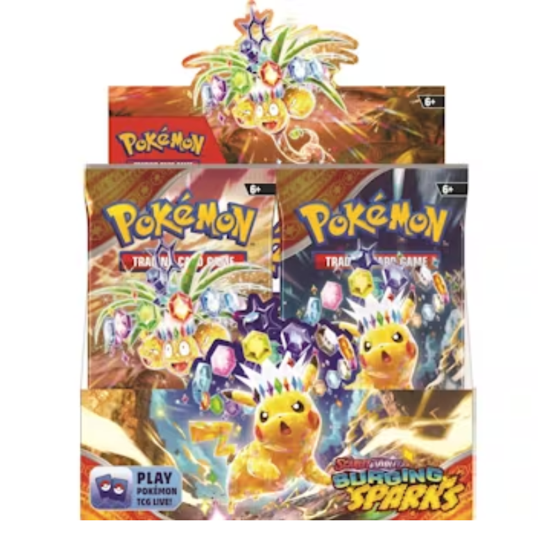resizingforshopify-2024-10-16T124010.540_36ac2ed2-12f0-46c6-aeb5-7852c0bd7110 Pokemon TCG: Scarlet And Violet Surging Sparks Booster 6 Box Case - Image 1