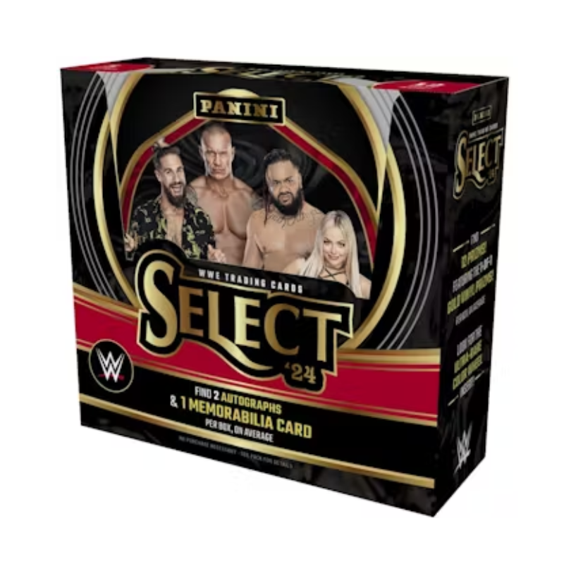 resizingforshopify-2024-10-28T121422.092 2024 Panini Select WWE Hobby Box - Image 1