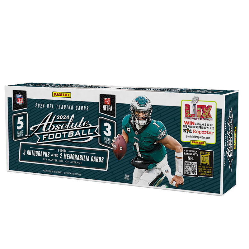 resizingforshopify-2024-11-08T134329.720 2024 Panini Absolute Football Hobby Box - Image 1