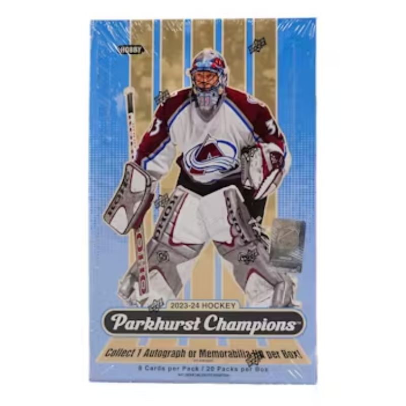 resizingforshopify-2024-12-20T112345.885 2023/24 Upper Deck Parkhurst Champions Hockey Hobby Box - Image 1