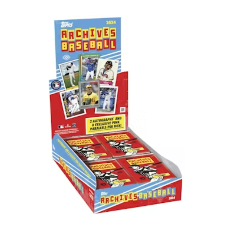 resizingforshopify-2024-12-23T120010.452 2024 Topps Archives Baseball Hobby 10 Box Case - Image 1