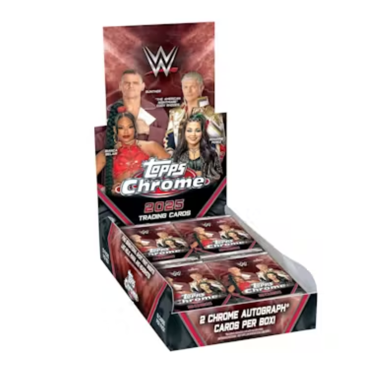 resizingforshopify-2025-01-27T124507.861 2025 Topps Chrome WWE Hobby Box - Image 1