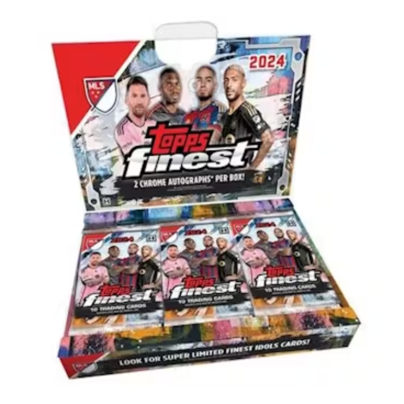 resizingforshopify-2025-03-21T151251.078 2024 Topps MLS Finest Soccer Hobby Box - Image 1