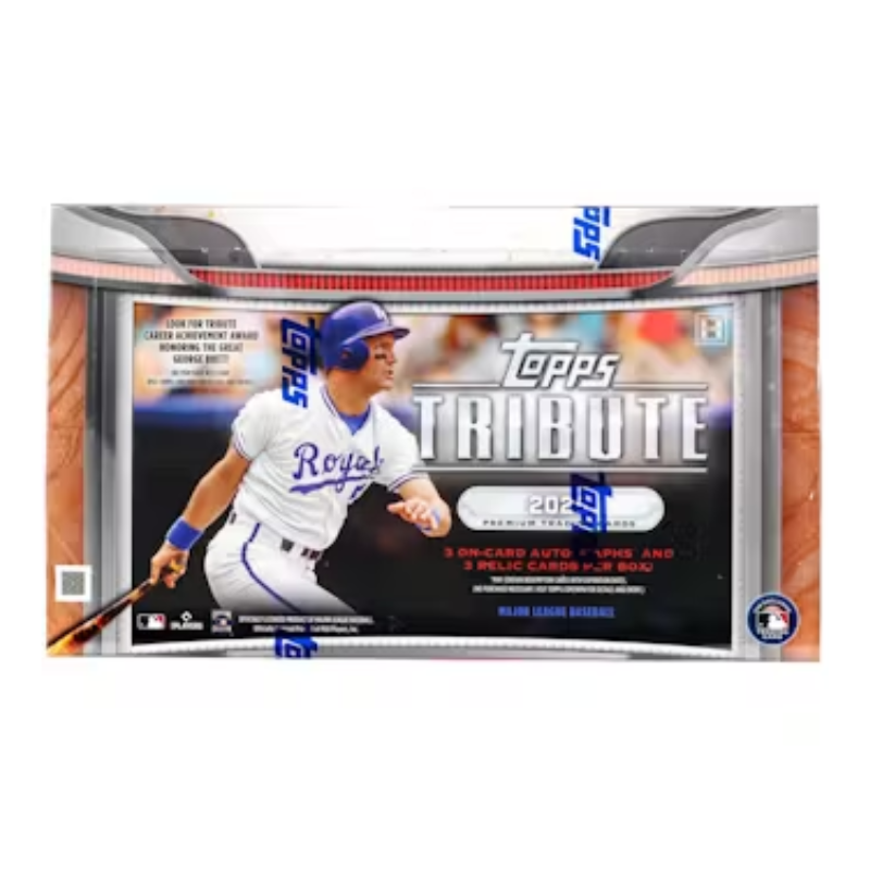 resizingforshopify-2025-04-14T123651.641 2025 Topps Tribute Baseball Hobby Box - Image 1