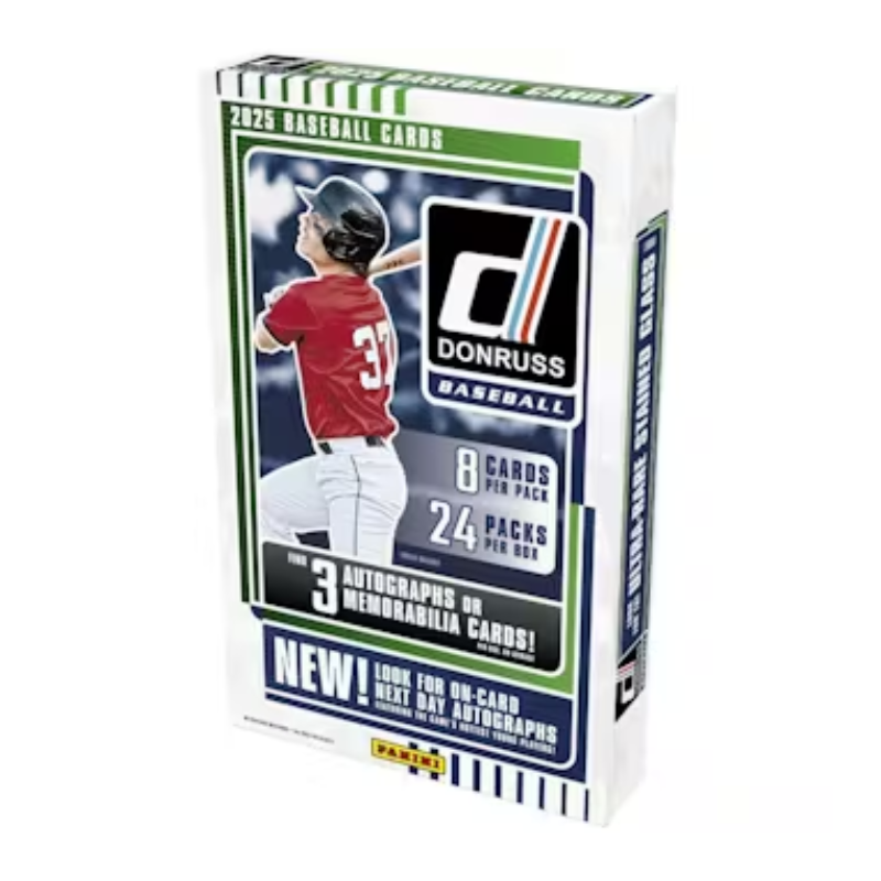 resizingforshopify-2025-05-15T164015.794 2025 Panini Donruss Baseball Hobby 16 Box Case - Image 1