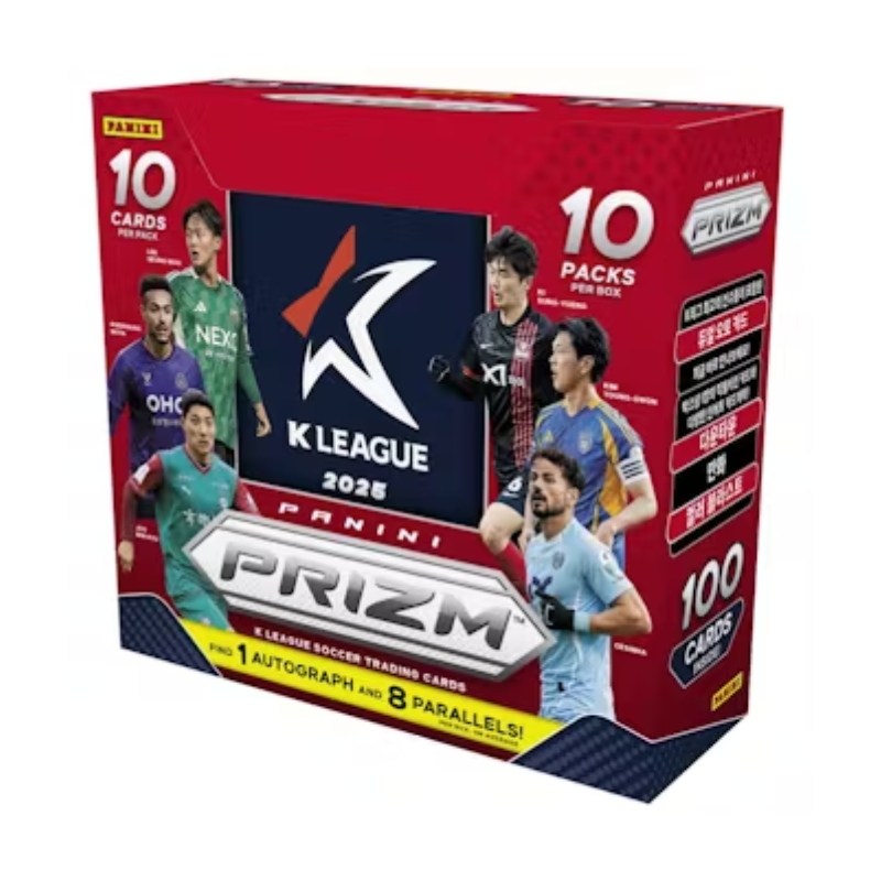 resizingforshopify-2025-06-30T125705.380 2025 Panini Prizm K League Soccer Hobby 10 Box Case - Image 1