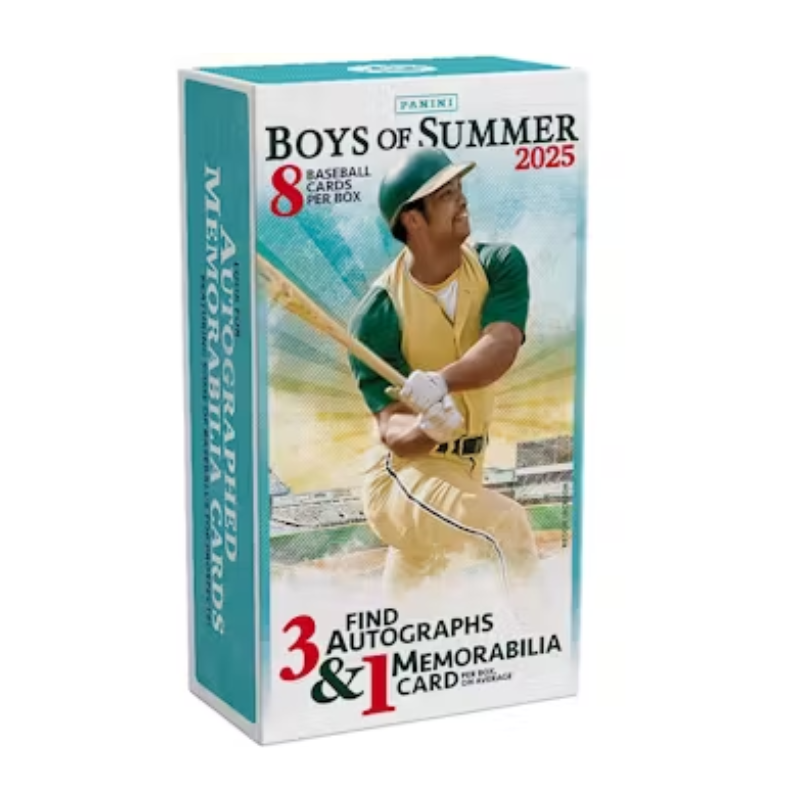 resizingforshopify-2025-07-10T152145.183_f4dc7f07-53ef-43f7-9fe8-297001b33e0b 2025 Panini Boys of Summer Baseball Hobby Box - Image 1