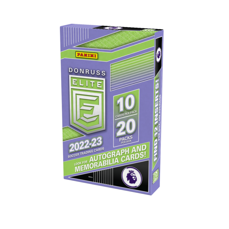 resizingforshopify-2025-07-25T181810.373 2022/23 Panini Donruss Elite PL Soccer Retail Box - Image 1