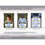 2025 Leaf Bronx Legacy Baseball Hobby Box - Image 2