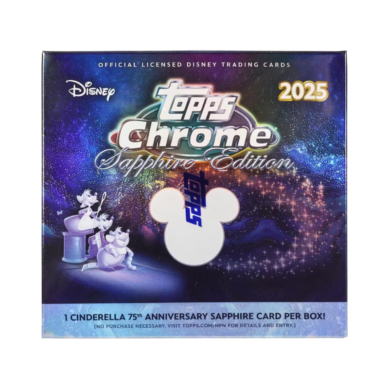 resizingforshopify-2025-10-28T113052.778 2025 Topps Disney Chrome Sapphire Hobby Box - Image 1
