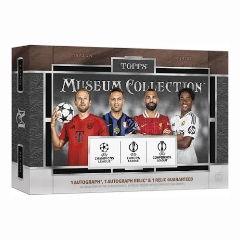 resizingforshopify-2025-12-18T131325.192 2024/25 Topps UEFA Club Competitions Museum Collection Soccer Hobby Box - Image 1