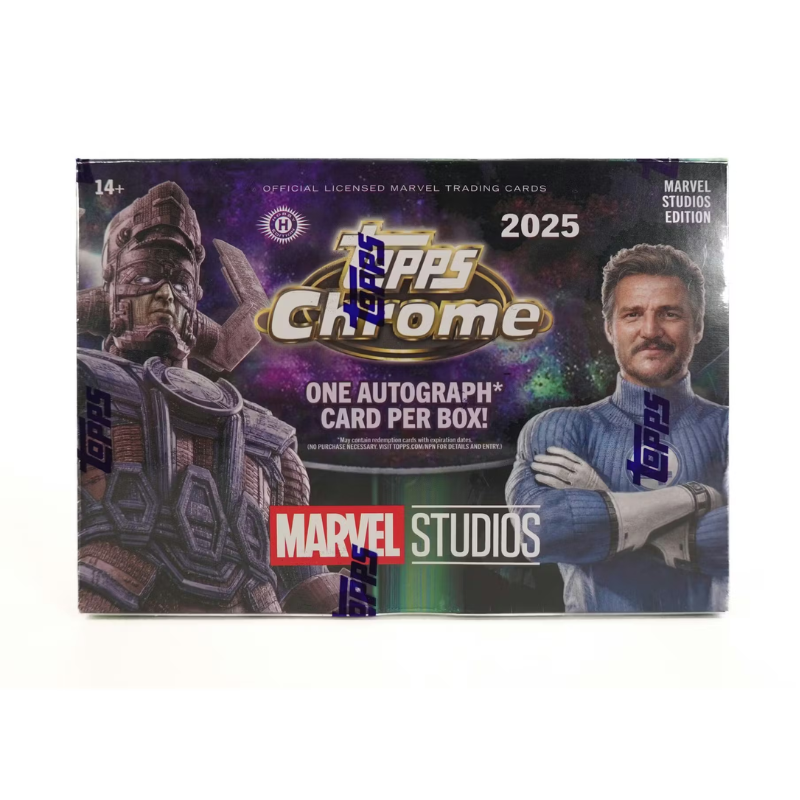 resizingforshopify-2025-12-30T181717.261 2025 Topps Marvel Studios Chrome Hobby Breaker's Delight Box - Image 1