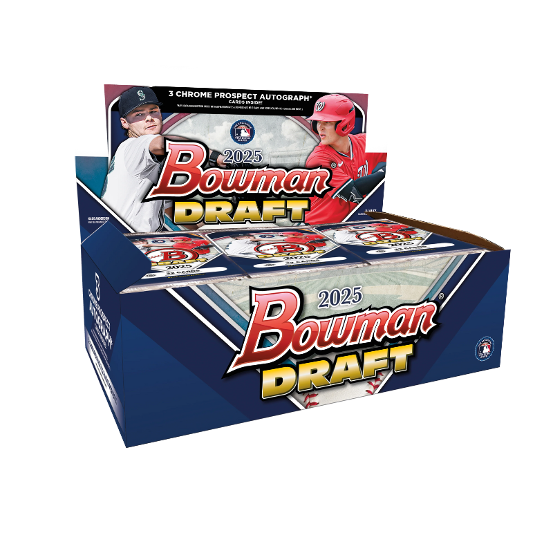 resizingforshopify-2026-01-09T162724.477 2025 Bowman Draft Baseball Hobby 8 Box Case - Image 1