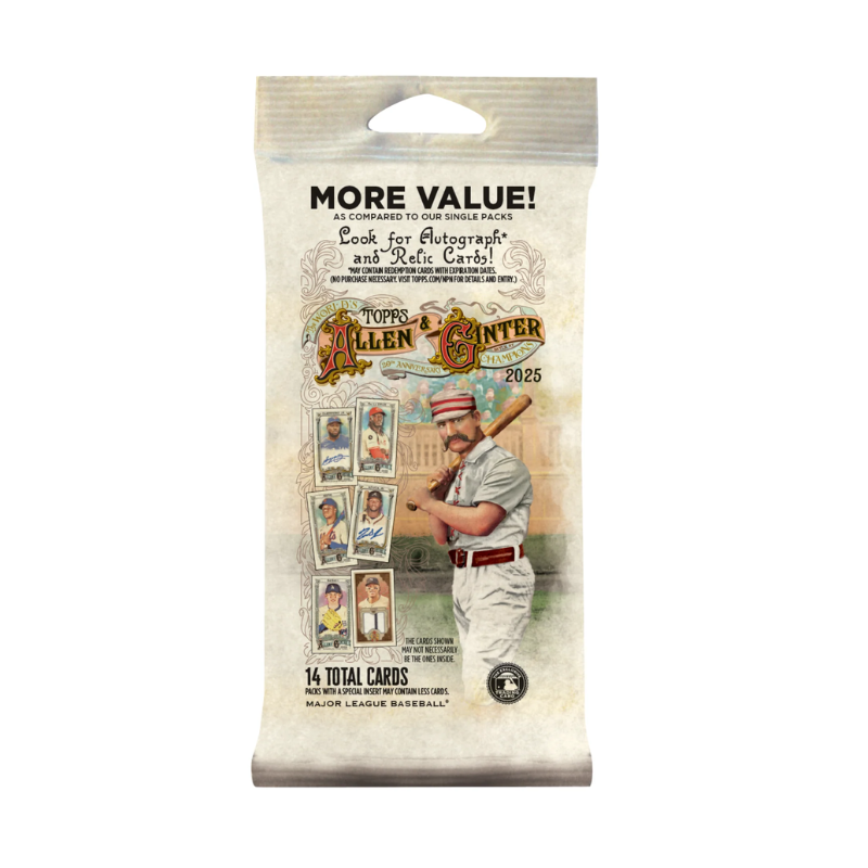 resizingforshopify-2026-01-12T131357.980 2025 Topps Allen & Ginter Baseball Fat Pack 108 Pack Case - Image 1