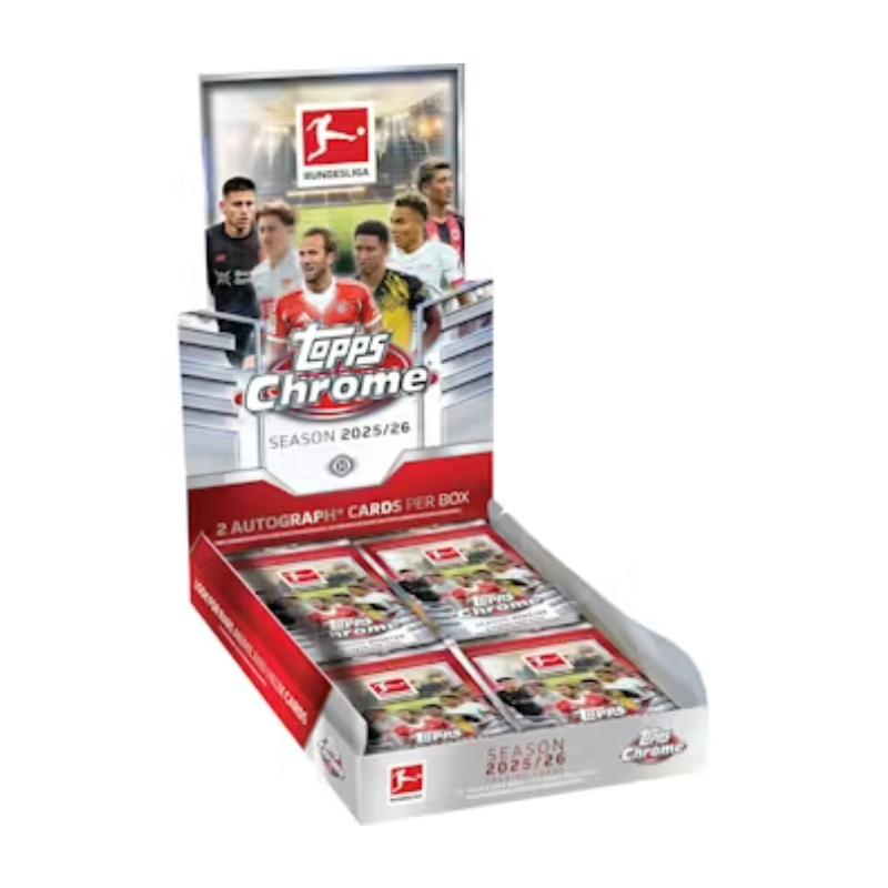 resizingforshopify-2026-03-12T122302.893 2025/26 Topps Chrome Bundesliga Soccer Hobby Box - Image 1