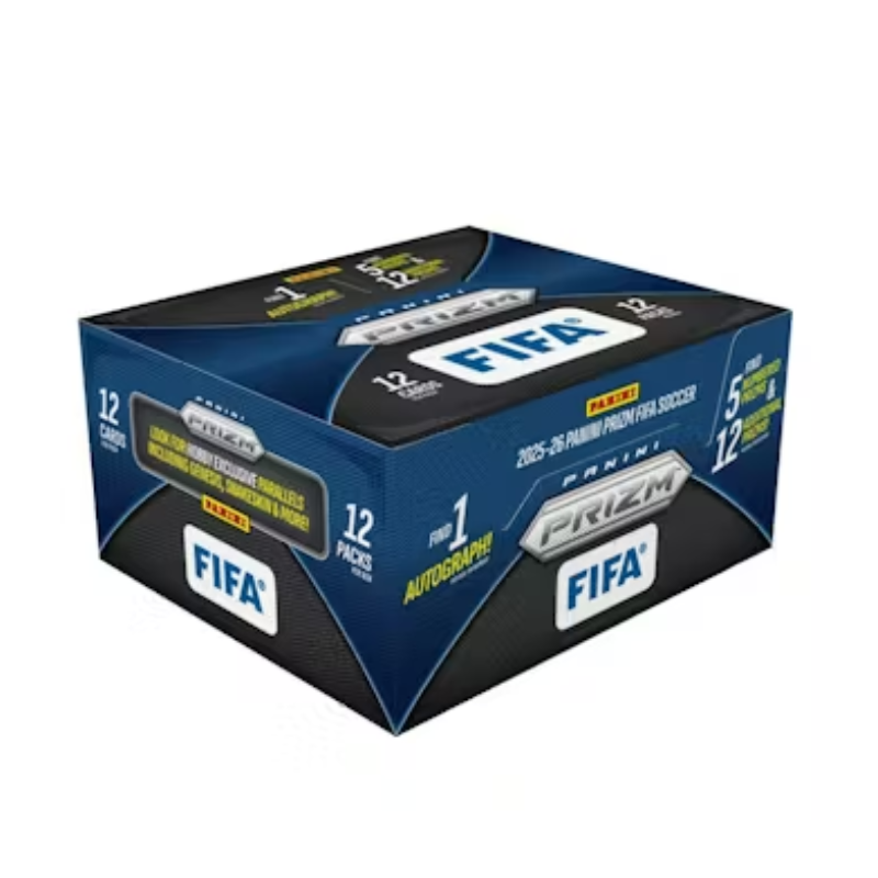 resizingforshopify-2026-03-12T123415.325 2025/26 Panini Prizm FIFA Soccer Hobby 12 Box Case - Image 1