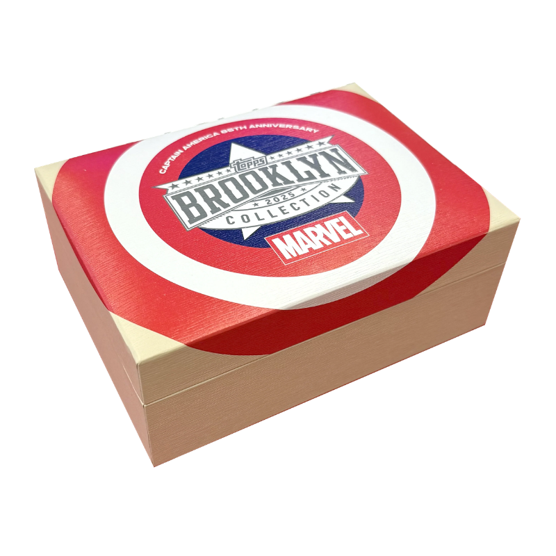resizingforshopify-2026-03-13T114318.923 2026 Topps Marvel Brooklyn Collection Captain America Hobby Box - Image 1