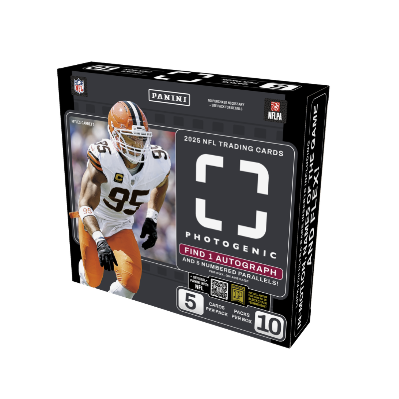 resizingforshopify-2026-03-23T120639.522 2025 Panini Photogenic Football Hobby 14 Box Case - Image 1