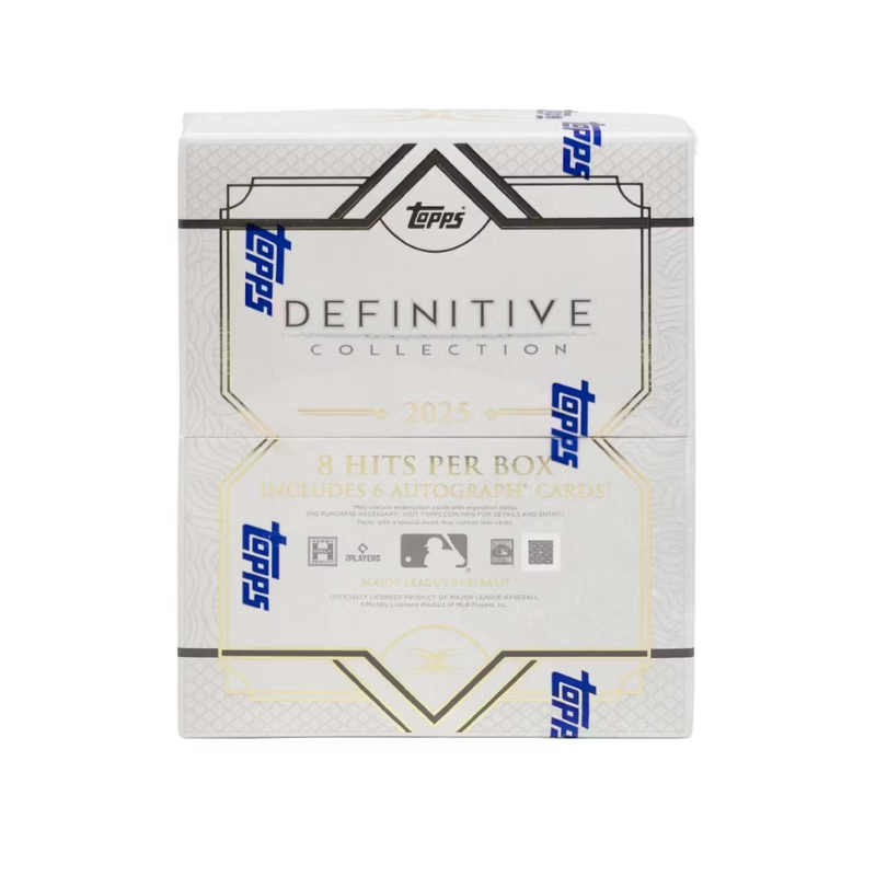 resizingforshopify-2026-04-24T125229.543 2025 Topps Defiitive Baseball Hobby 2 Box Case - Image 1