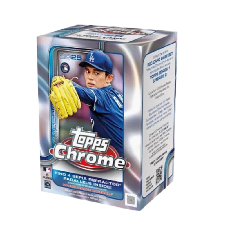 resizingforshopify-2026-05-01T113602.782 2025 Topps Chrome Baseball Blaster 40 Box Case - Image 1