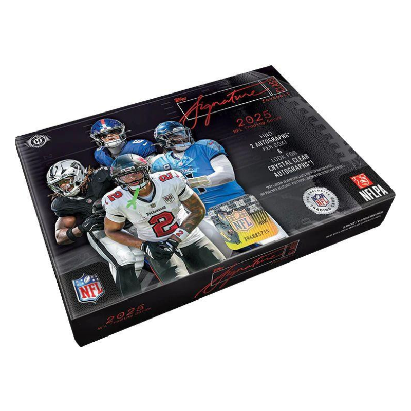 resizingforshopify-2026-05-26T144514.910_bd547d87-1e3b-4dc0-85a6-843a2228da83 2025 Topps Signature Class Football Hobby Box - Image 1