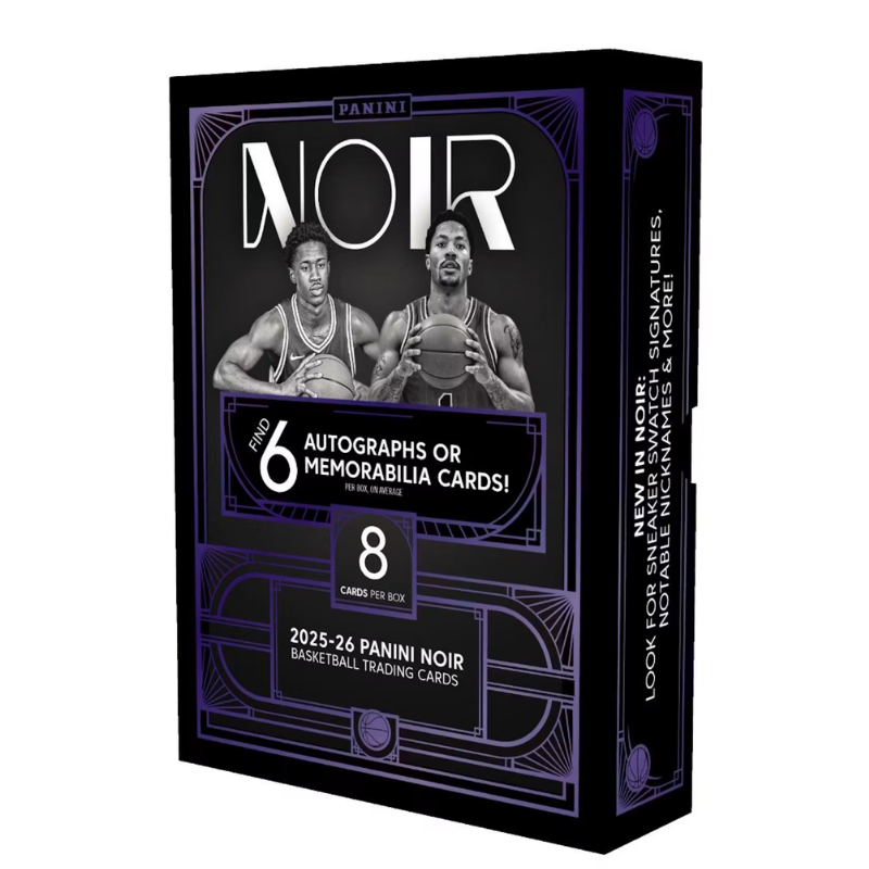 resizingforshopify-2026-06-04T135705.002 2025/26 Panini Noir Basketball Hobby 4 Box Case - Image 1