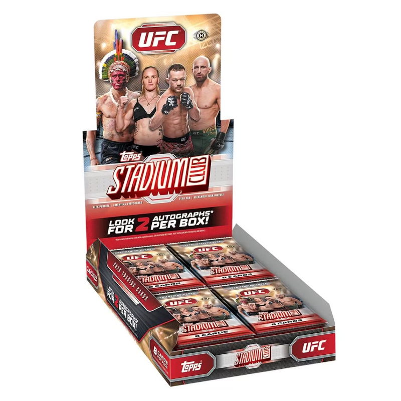 resizingforshopify-2026-07-30T141112.243 2026 Topps Stadium Club UFC Hobby 12 Box Case - Image 1