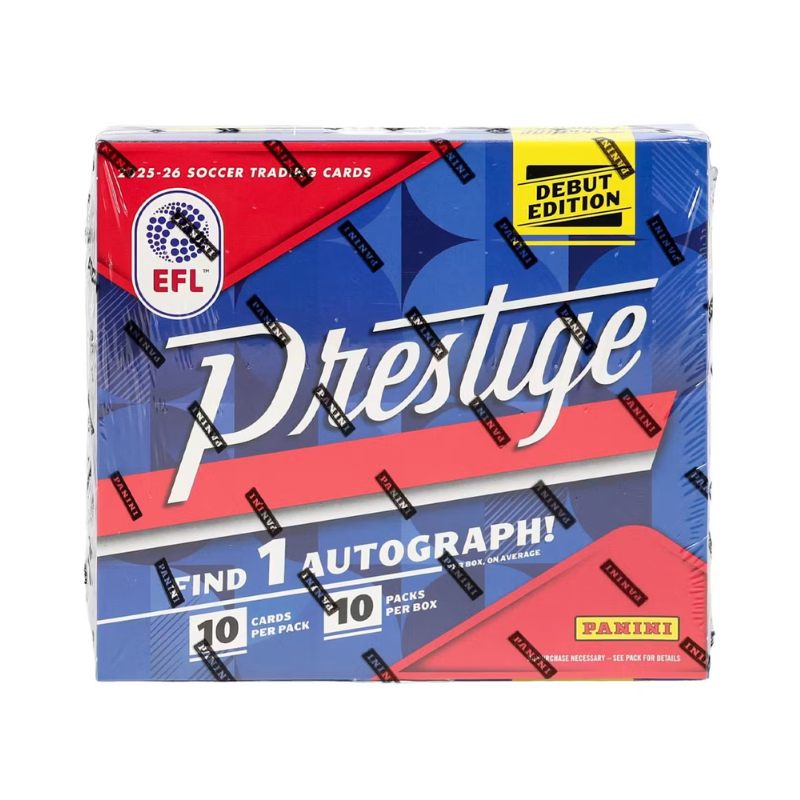 resizingforshopify_28fcdba5-6570-41ea-9417-30538729500d 2025/26 Panini Prestige EFL Soccer Hobby Preferred Box - Image 1