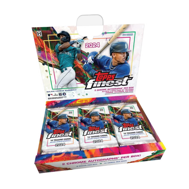 resizingforshopify_93 2024 Topps Finest Baseball Hobby 8 Box Case - Image 1