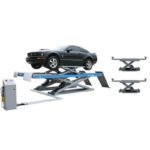 Atlas 12AWFSL 12k Wheels-Free Alignment Scissor Lift + 2x RJ-6 Rolling Jacks Combo