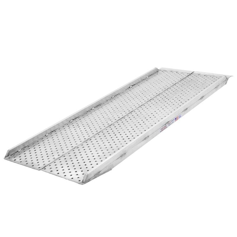 scissor-lift-ramp-plate-end-05-34-096-06c-p HD Ramps Scissor Lift Trailer Ramp 8' x 37", Aluminum, 5,000 lb Capacity - Image 1